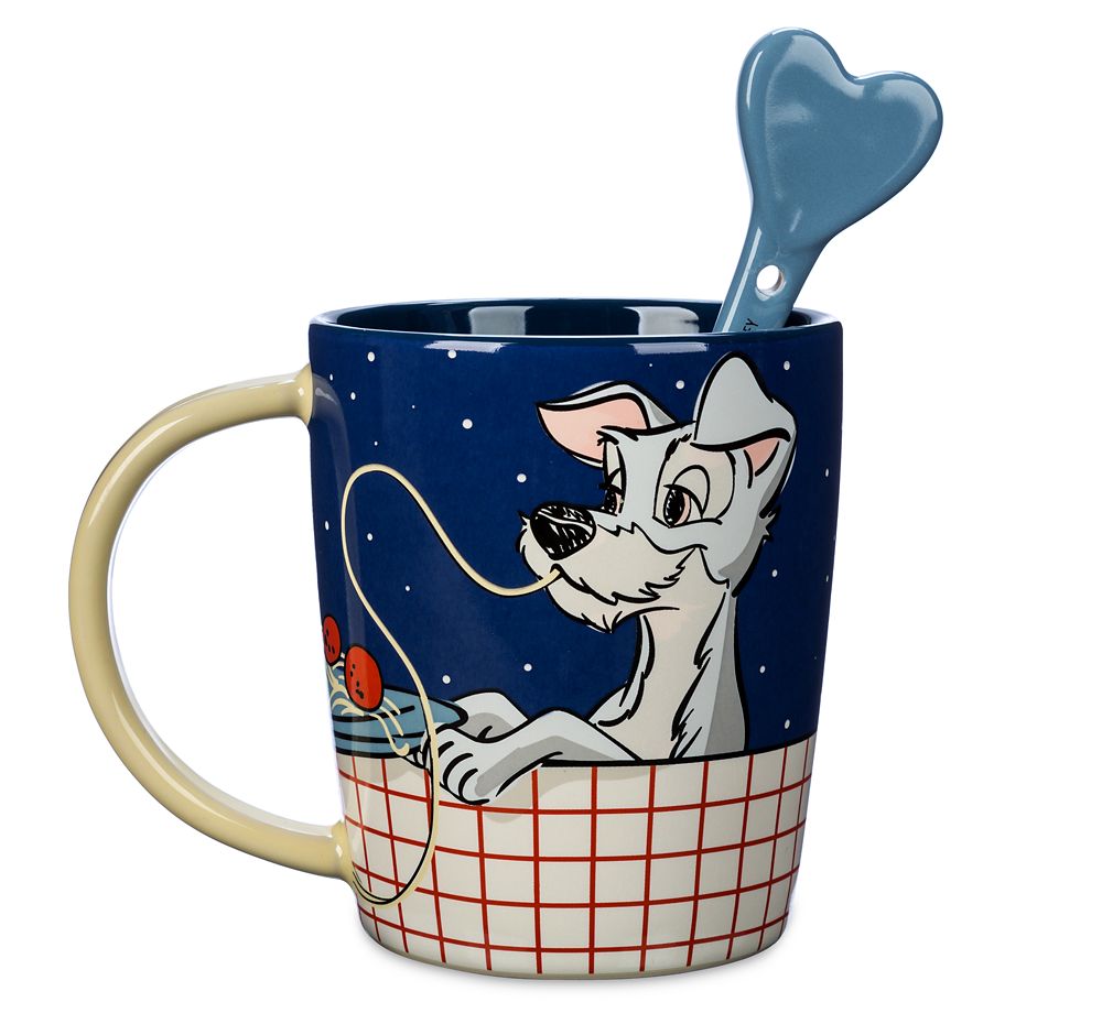 Lady and the Tramp Mug with Spoon Set - 70th Anniversary