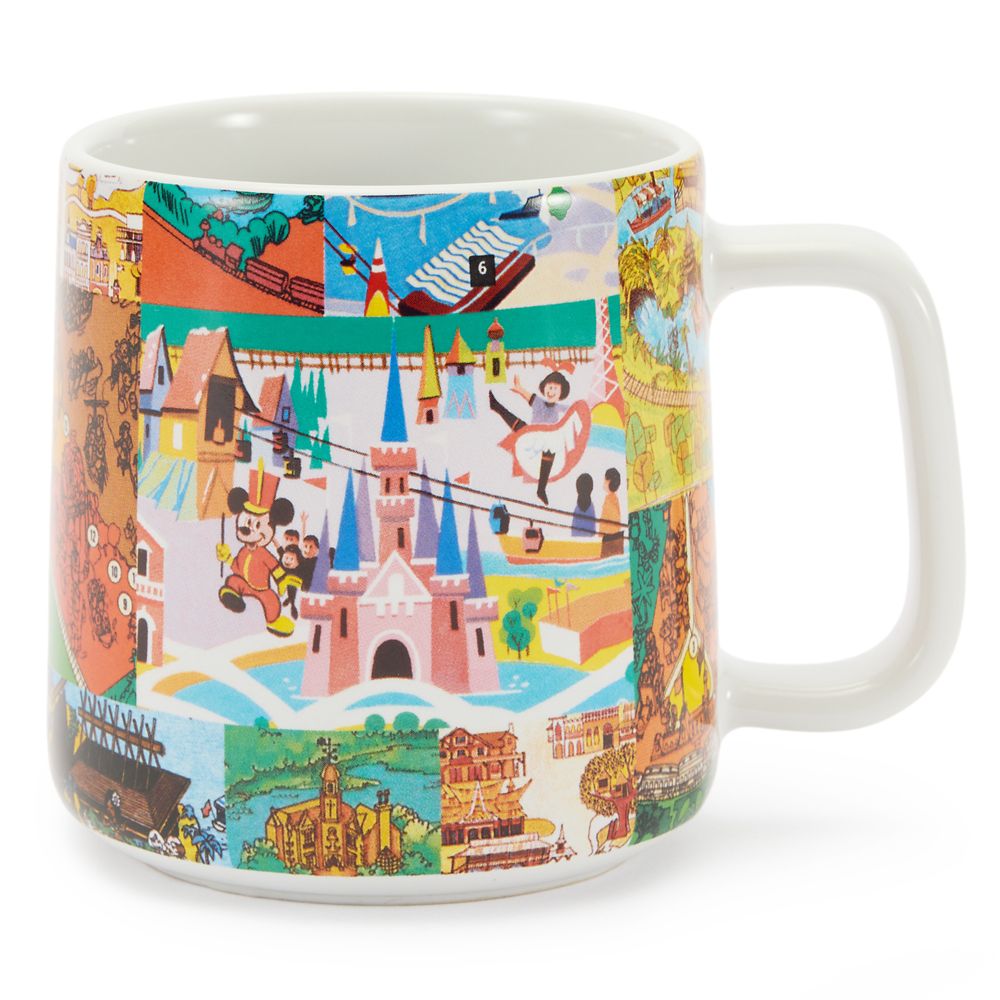 Disney Parks Vintage Maps Mug