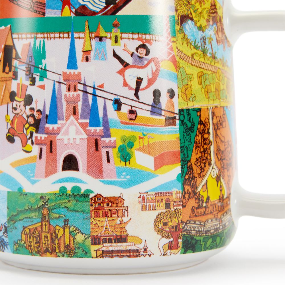 Disney Parks Vintage Maps Mug