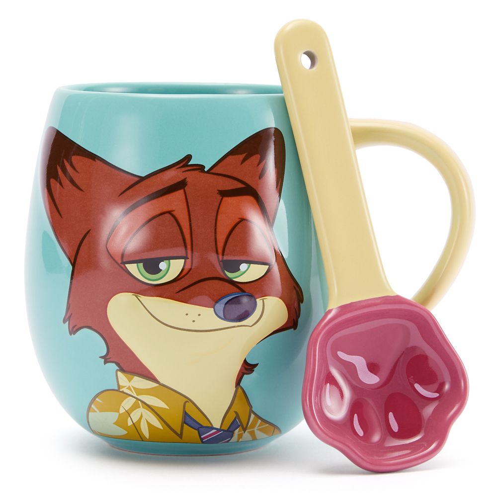 Nick Wilde Mug With Spoon &ndash; Zootopia