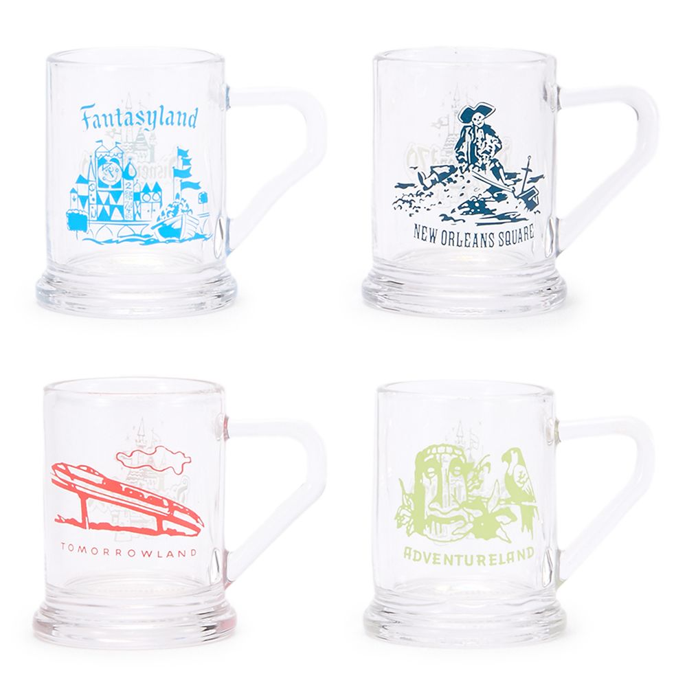Disneyland 70th Anniversary Mini Glass Mug Set