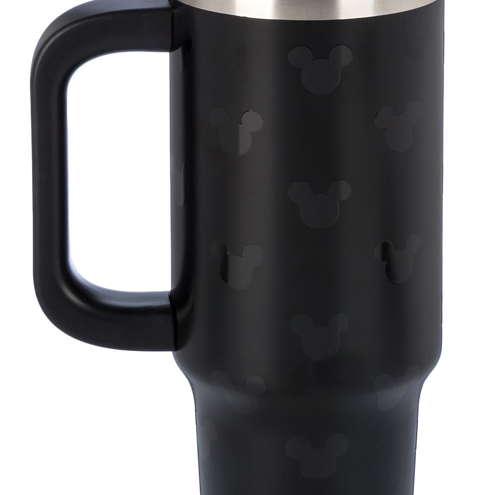 Mickey Mouse Icon Stainless Steel Travel Tumbler with Straw plus Zip Case