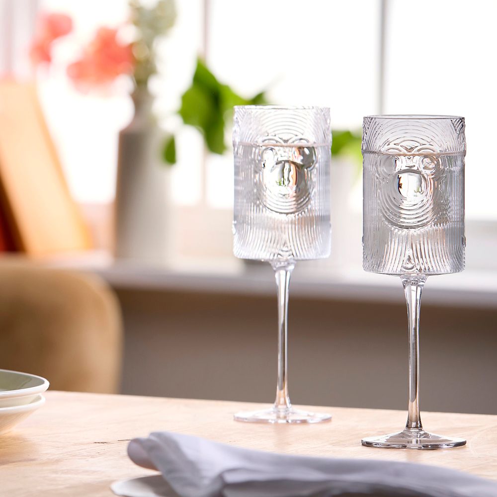 Mickey Mouse Icon Stem Glass Set