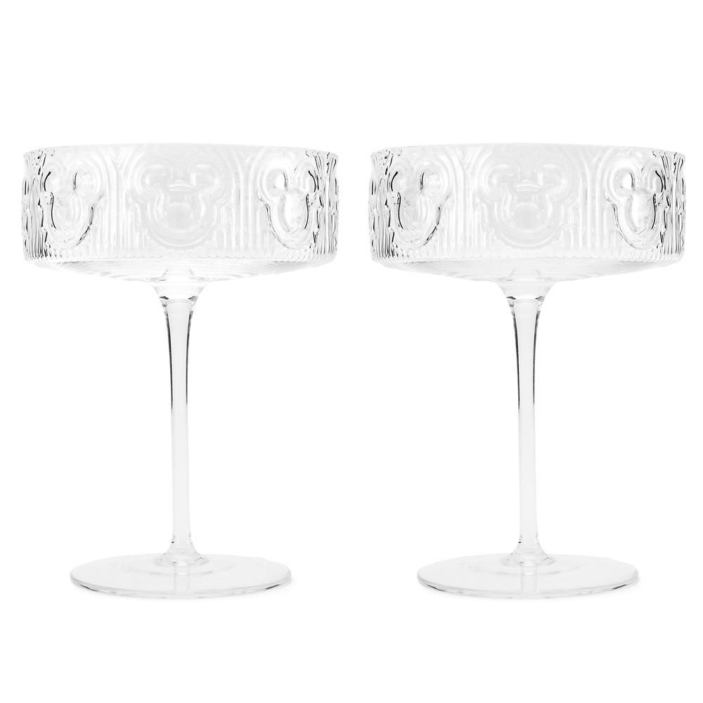 Mickey Mouse Icon Coupe Glass Set | Disney Store