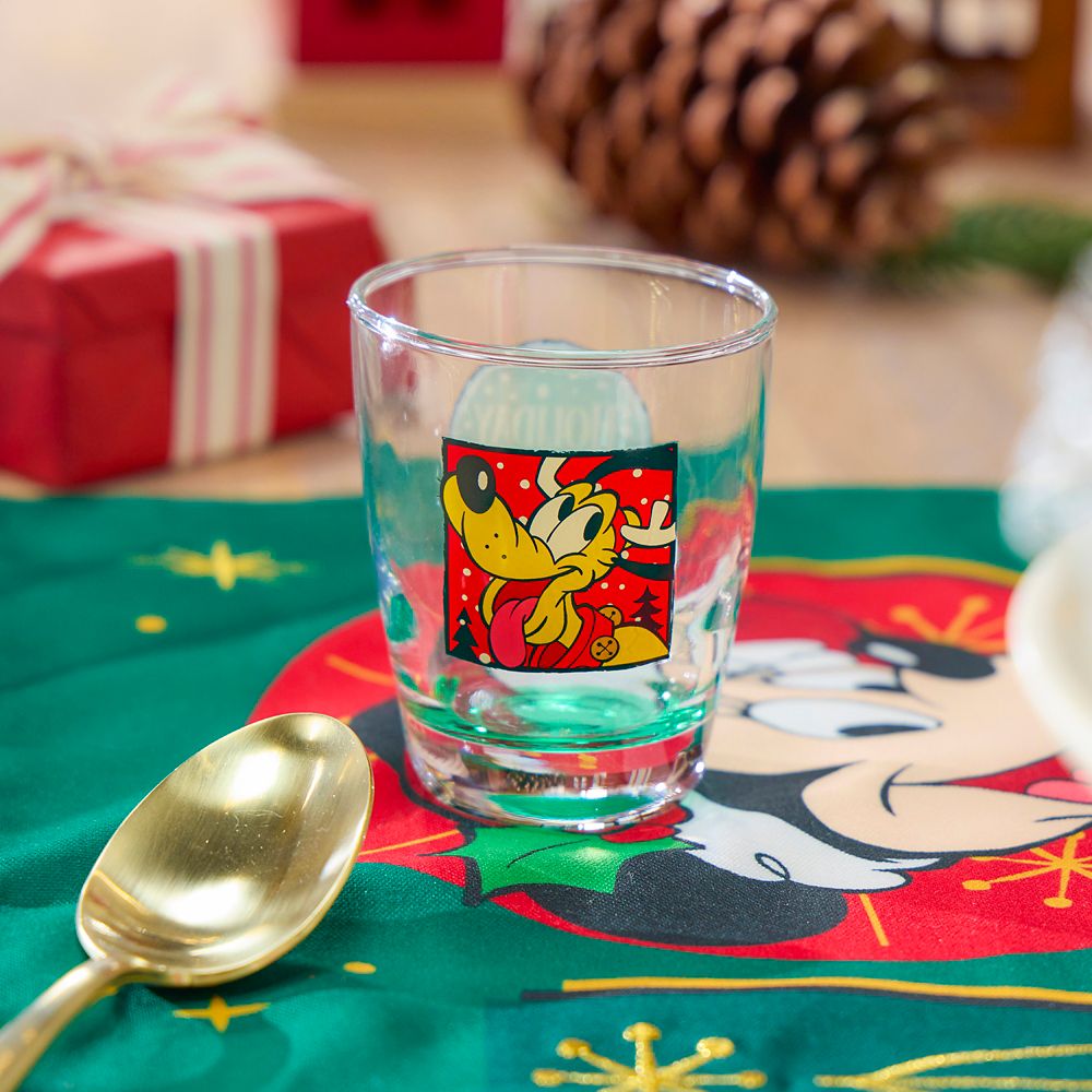 Mickey Mouse and Friends Holiday Glasses Set