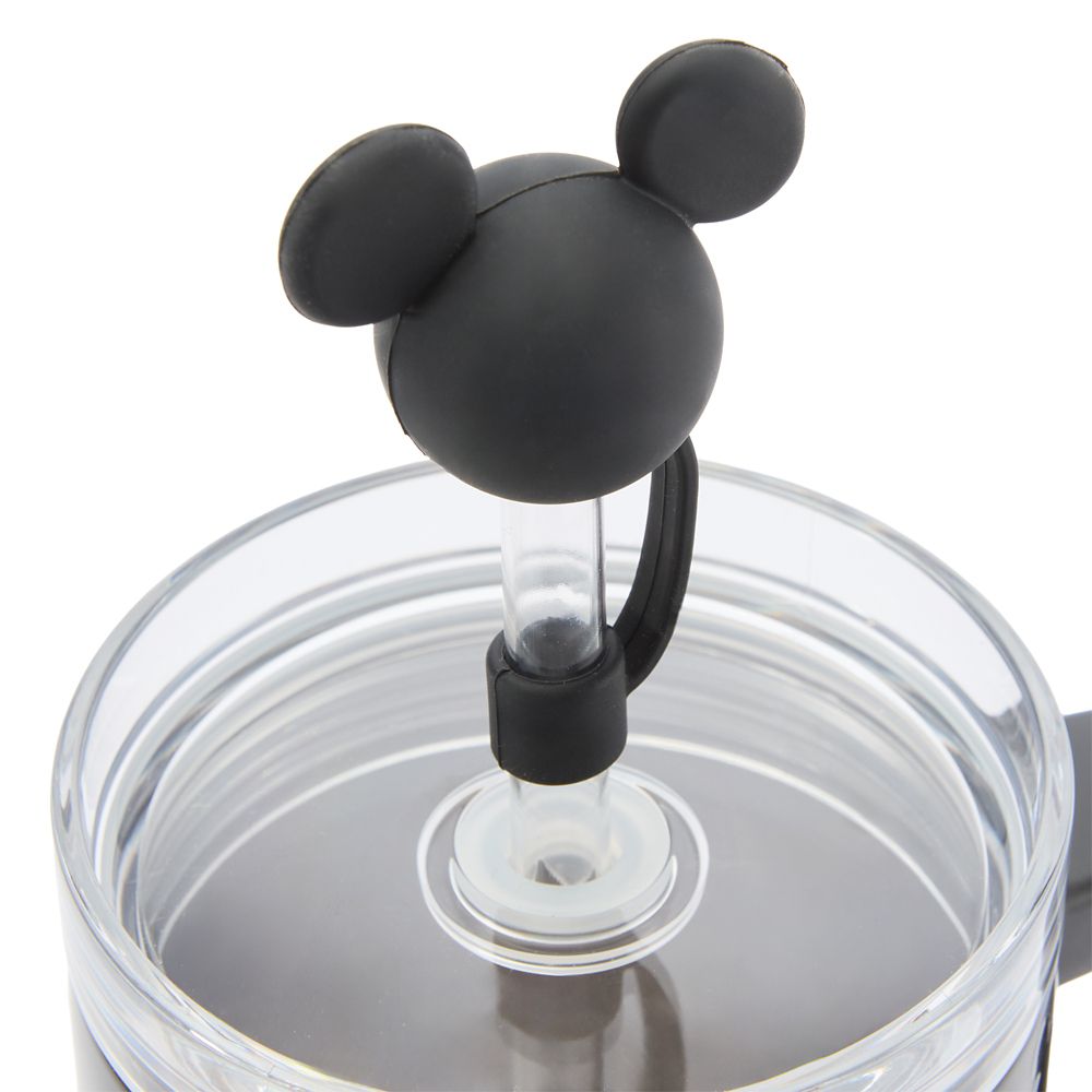 Mickey Mouse Stainless Steel Travel Tumbler with Straw plus Zip Case