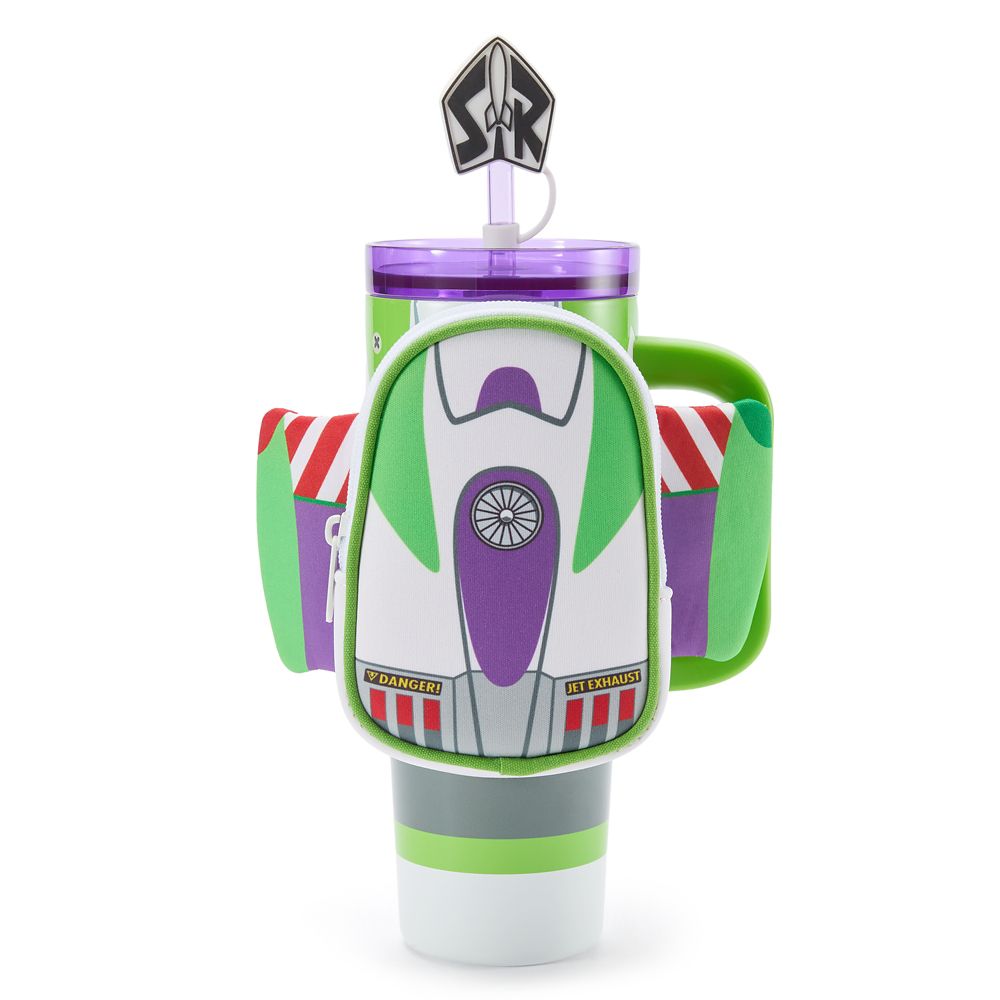 Buzz Lightyear Stainless Steel Travel Tumbler with Straw plus Zip Case &ndash; Toy Story