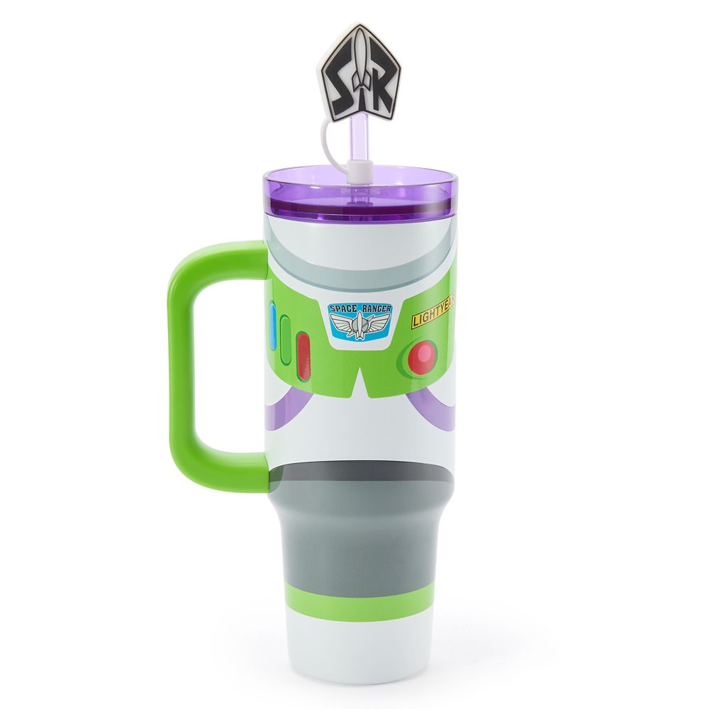 Buzz Lightyear Stainless Steel Travel Tumbler with Straw plus Zip Case &ndash; Toy Story
