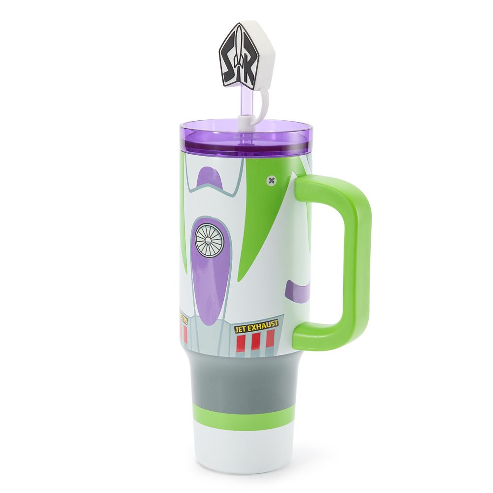 Buzz Lightyear Stainless Steel Travel Tumbler with Straw plus Zip Case &ndash; Toy Story