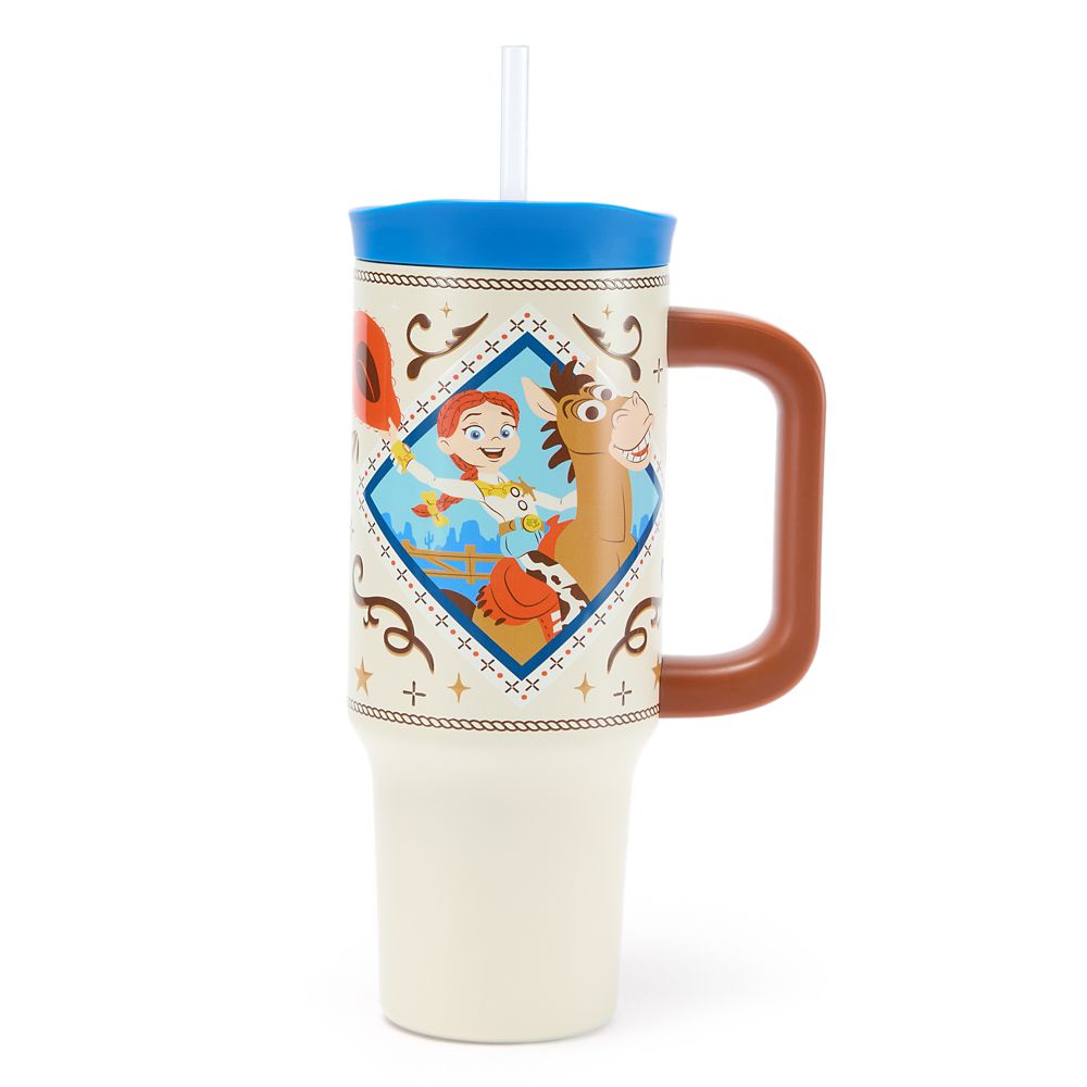 Jessie and Bullseye 30 oz. Stainless Steel Travel Tumbler with Straw &ndash; Toy Story 5