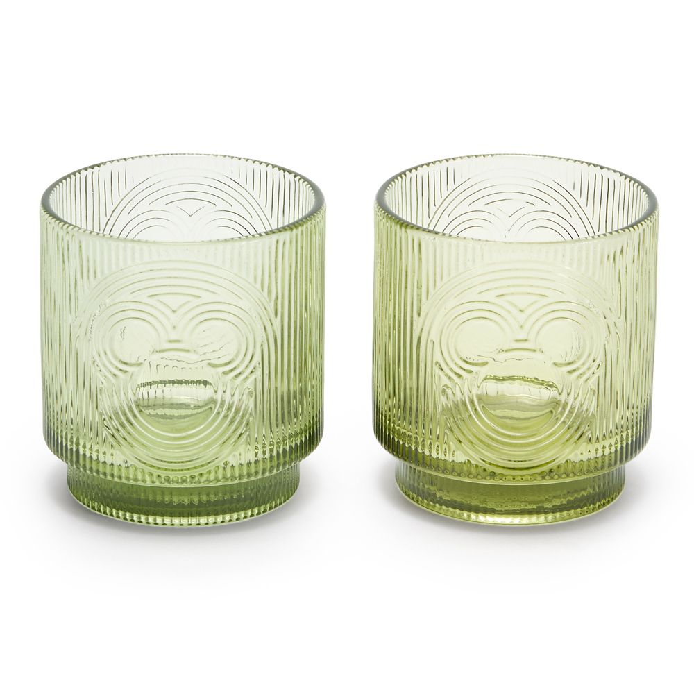 Mickey Mouse Icon Glass Set &ndash; Green