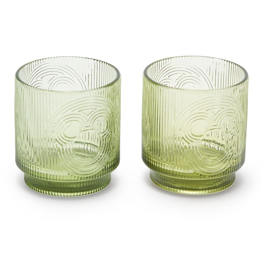 Mickey Mouse Icon Glass Set &ndash; Green