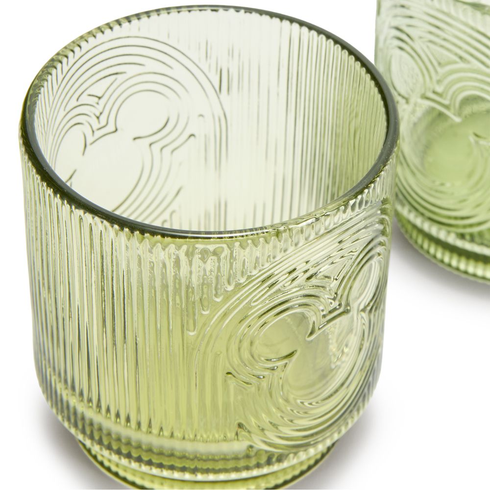 Mickey Mouse Icon Glass Set &ndash; Green