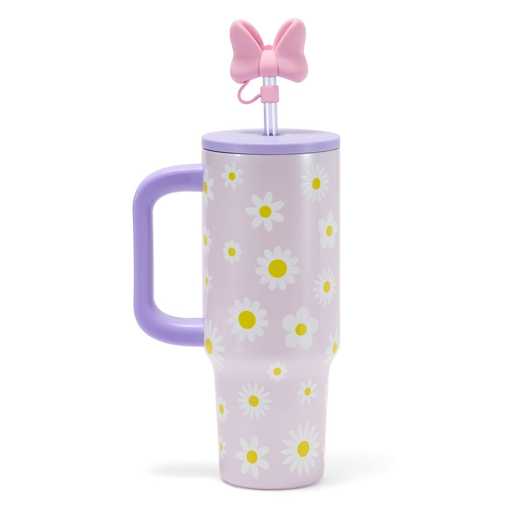 Daisy Duck 30 oz. Stainless Steel Travel Tumbler with Straw plus Zip Case