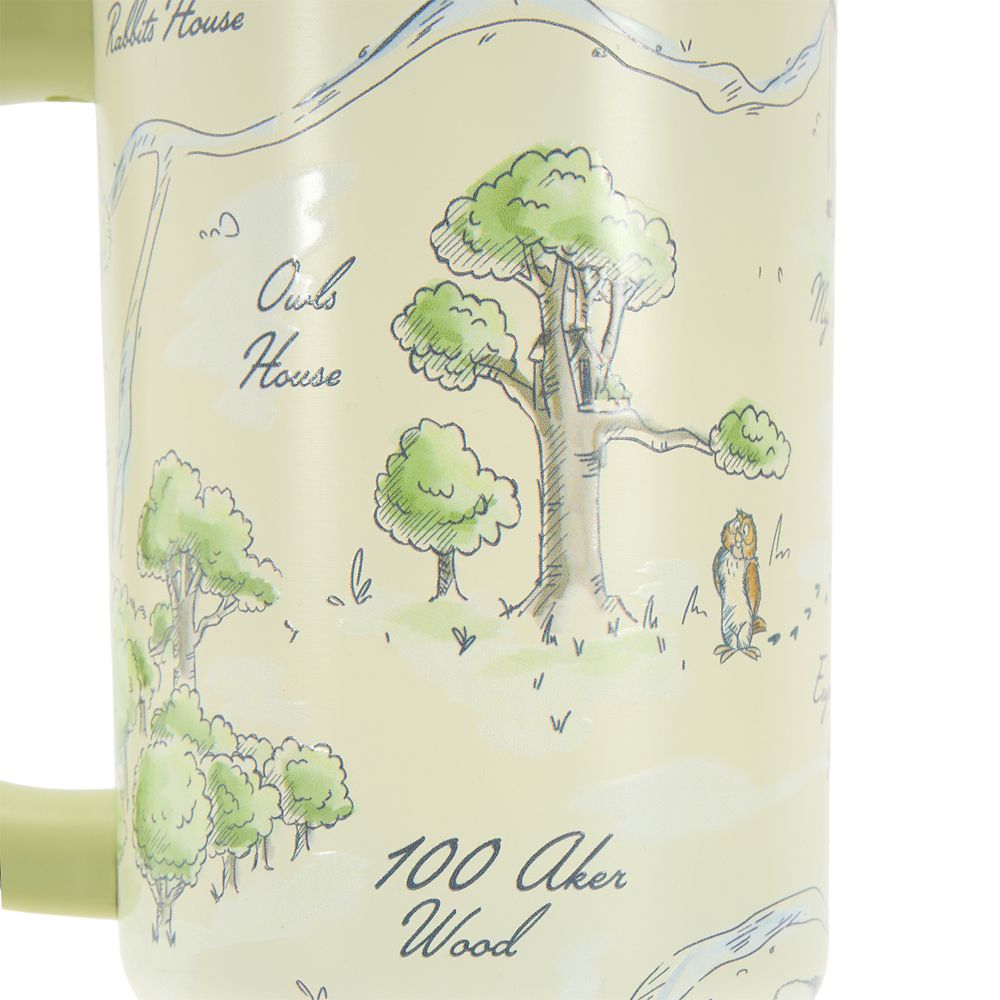 Winnie the Pooh Hundred Acre Wood Map Stainless Steel 40 oz. Tumbler with Straw