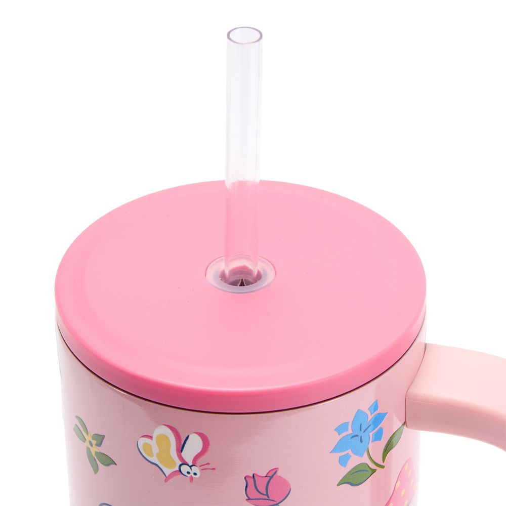 Alice in Wonderland Stainless Steel 40 oz. Tumbler with Straw