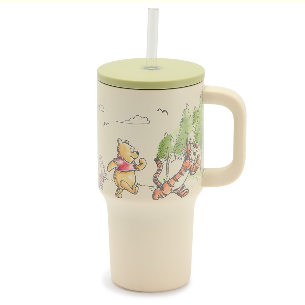 Winnie the Pooh and Pals Stainless Steel 20 oz. Tumbler with Straw