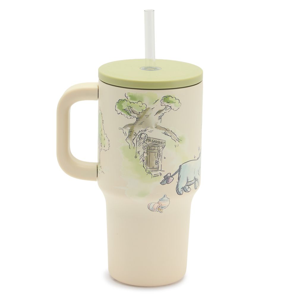 Winnie the Pooh and Pals Stainless Steel 20 oz. Tumbler with Straw
