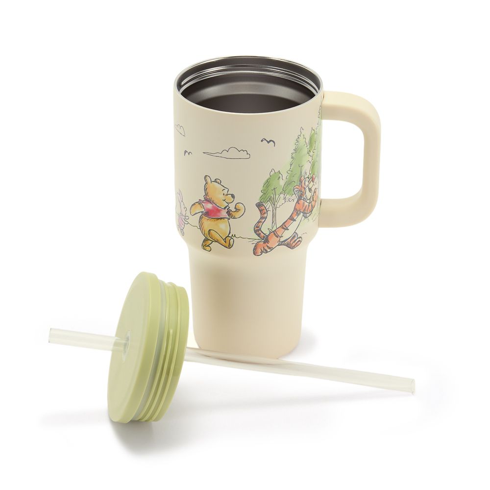 Winnie the Pooh and Pals Stainless Steel 20 oz. Tumbler with Straw