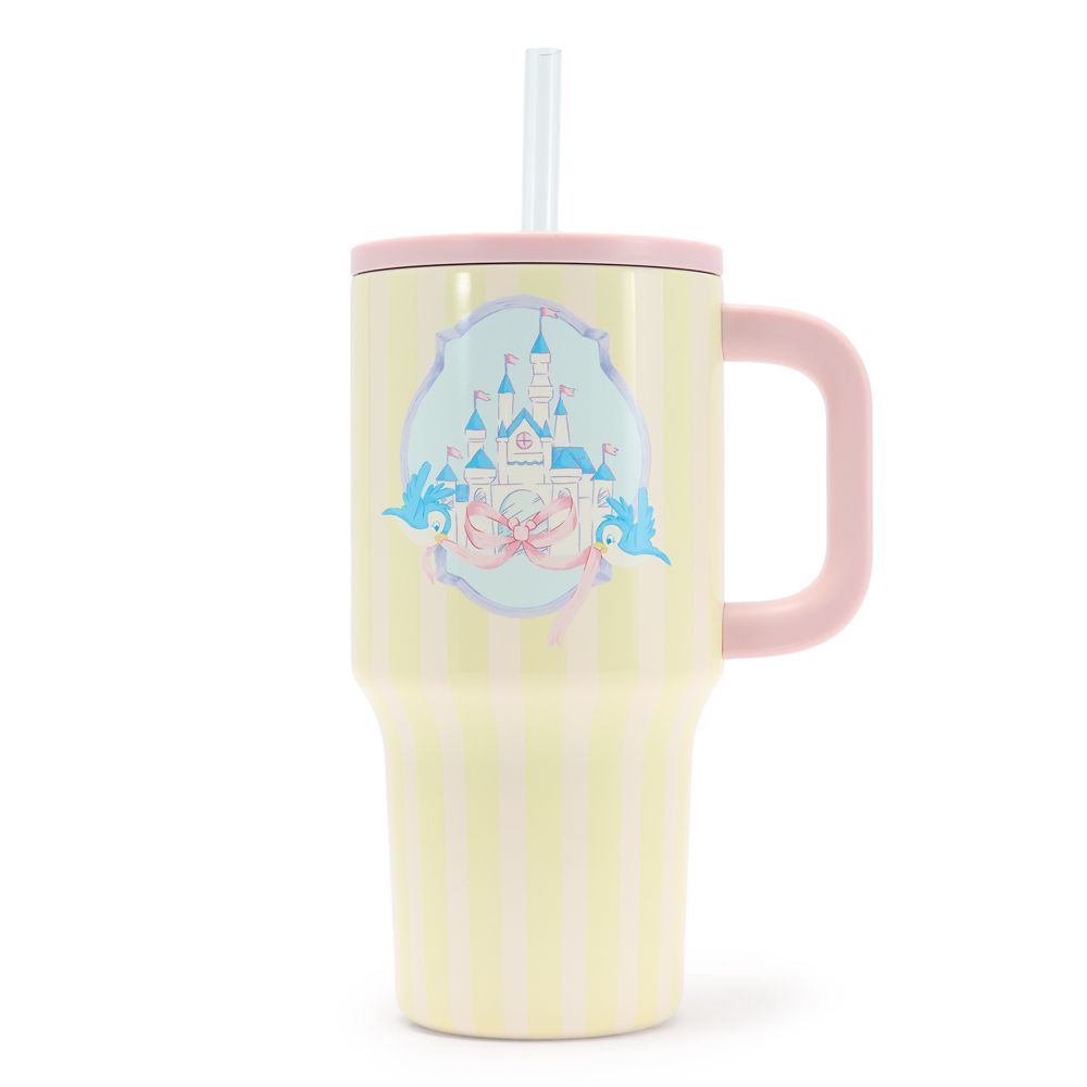 Fantasyland Castle Stainless Steel 20 oz. Tumbler with Straw