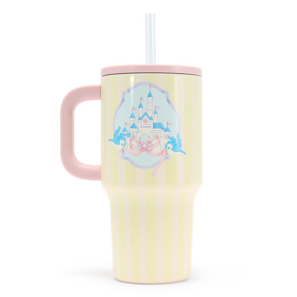 Fantasyland Castle Stainless Steel 20 oz. Tumbler with Straw