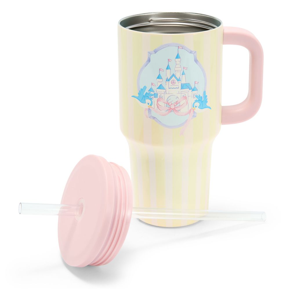 Fantasyland Castle Stainless Steel 20 oz. Tumbler with Straw