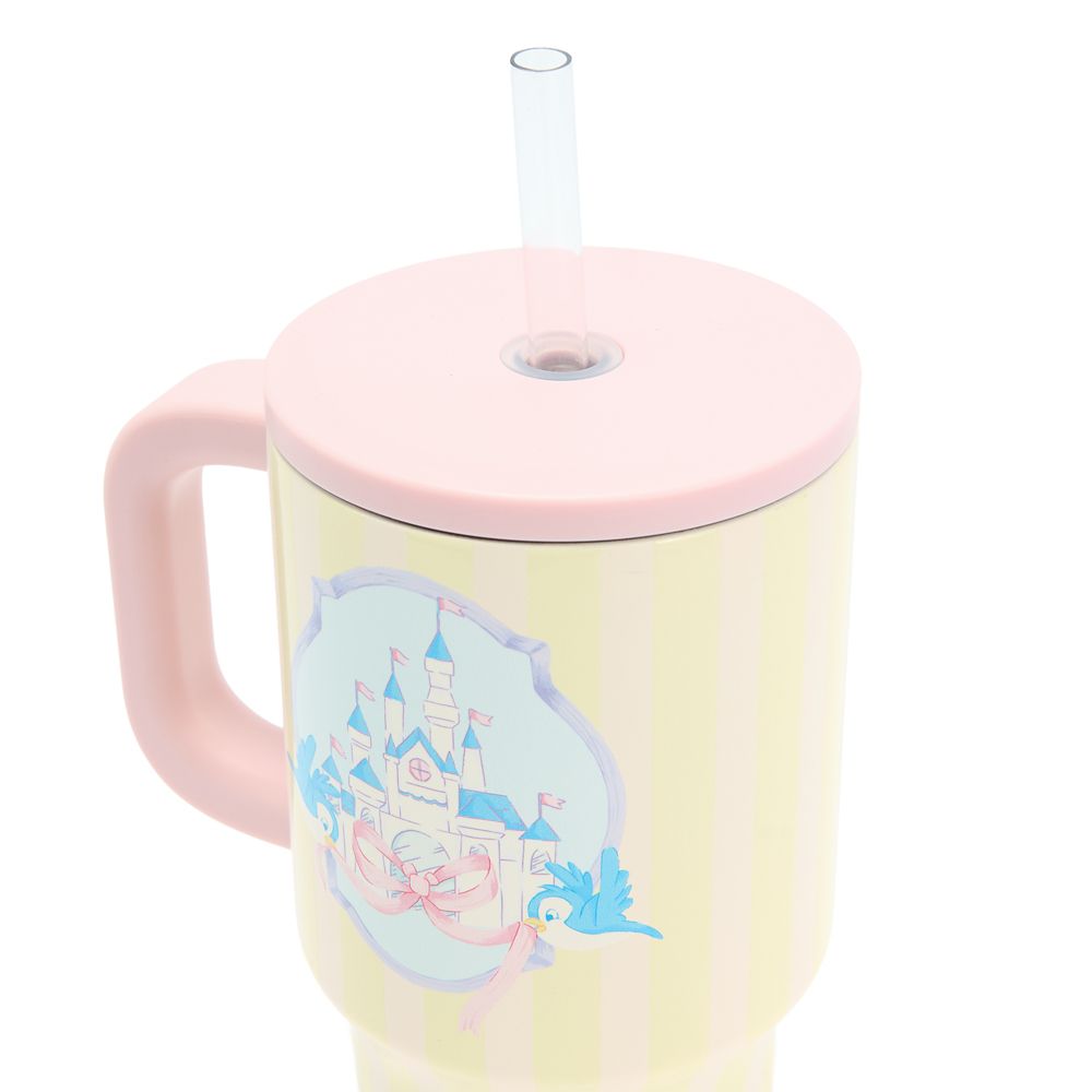 Fantasyland Castle Stainless Steel 20 oz. Tumbler with Straw