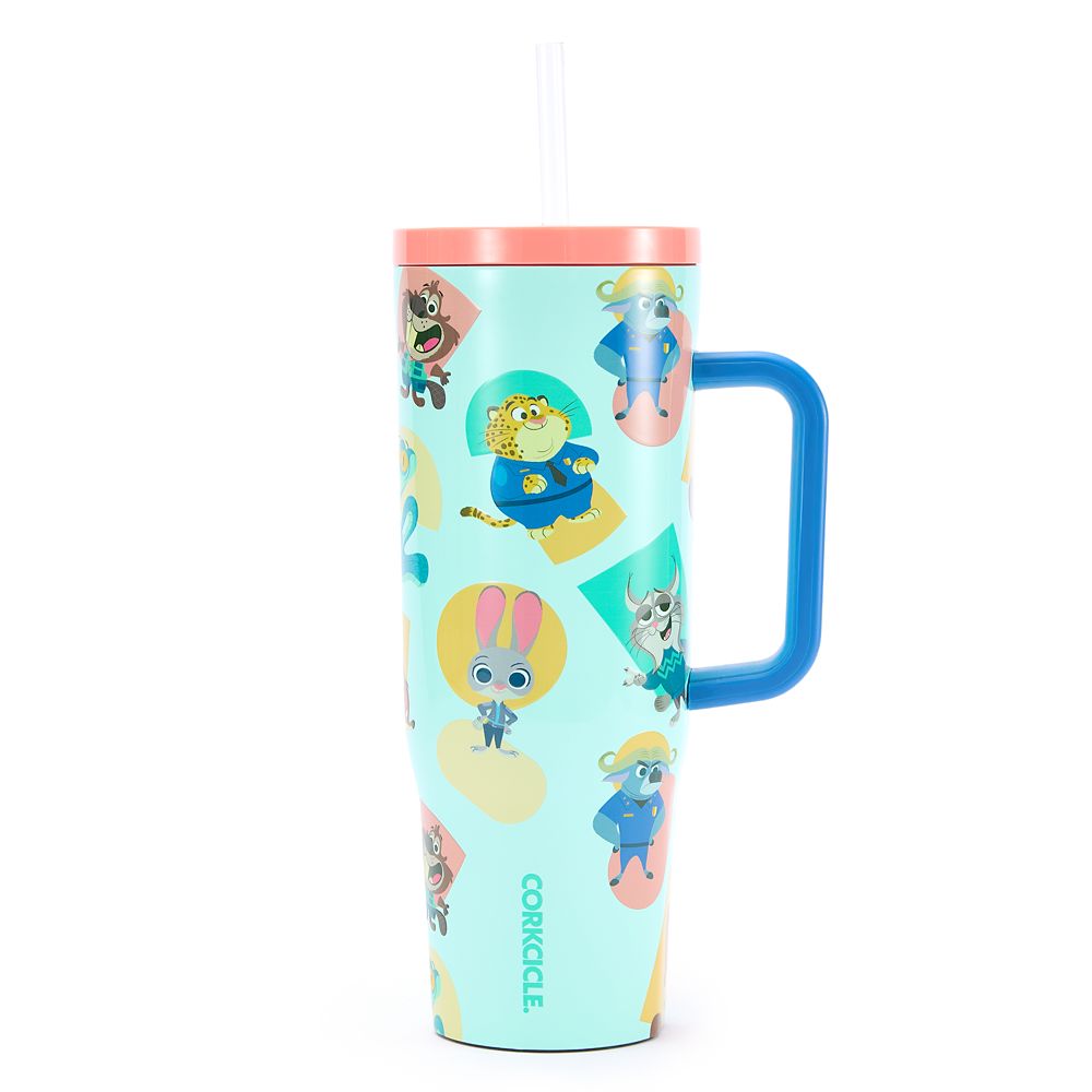 Zootopia 2 40 oz. Stainless Steel Cruiser Cup with Straw by Corkcicle