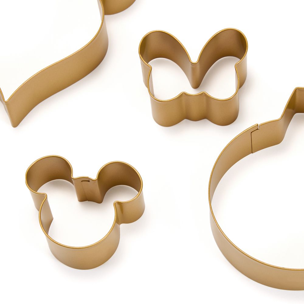 Mickey and Minnie Mouse Holiday Ornament Cookie Cutter Set