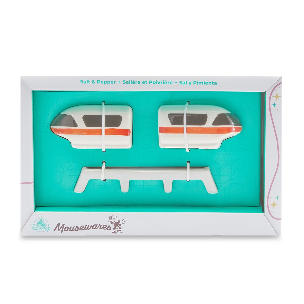 Monorail Salt & Pepper Shaker Set &ndash; Mousewares