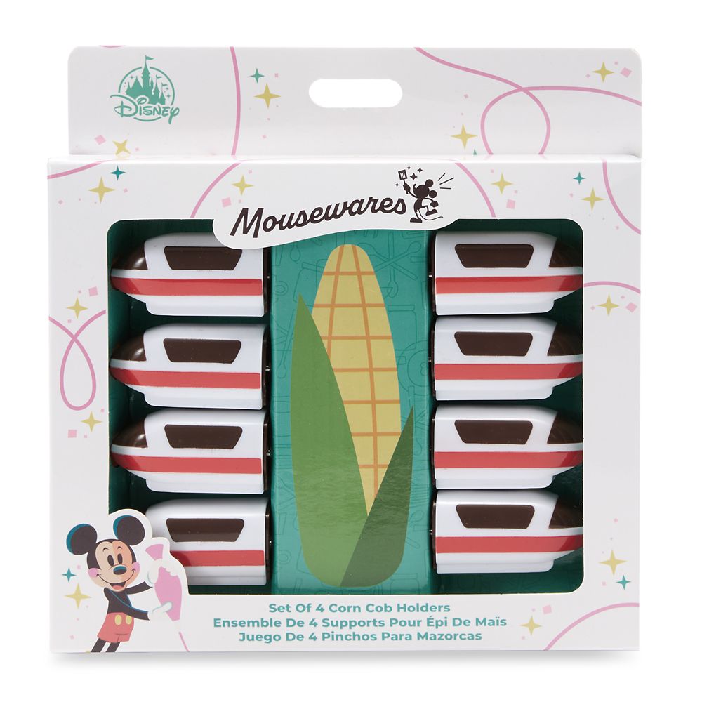 Monorail Corn Cob Holders Set