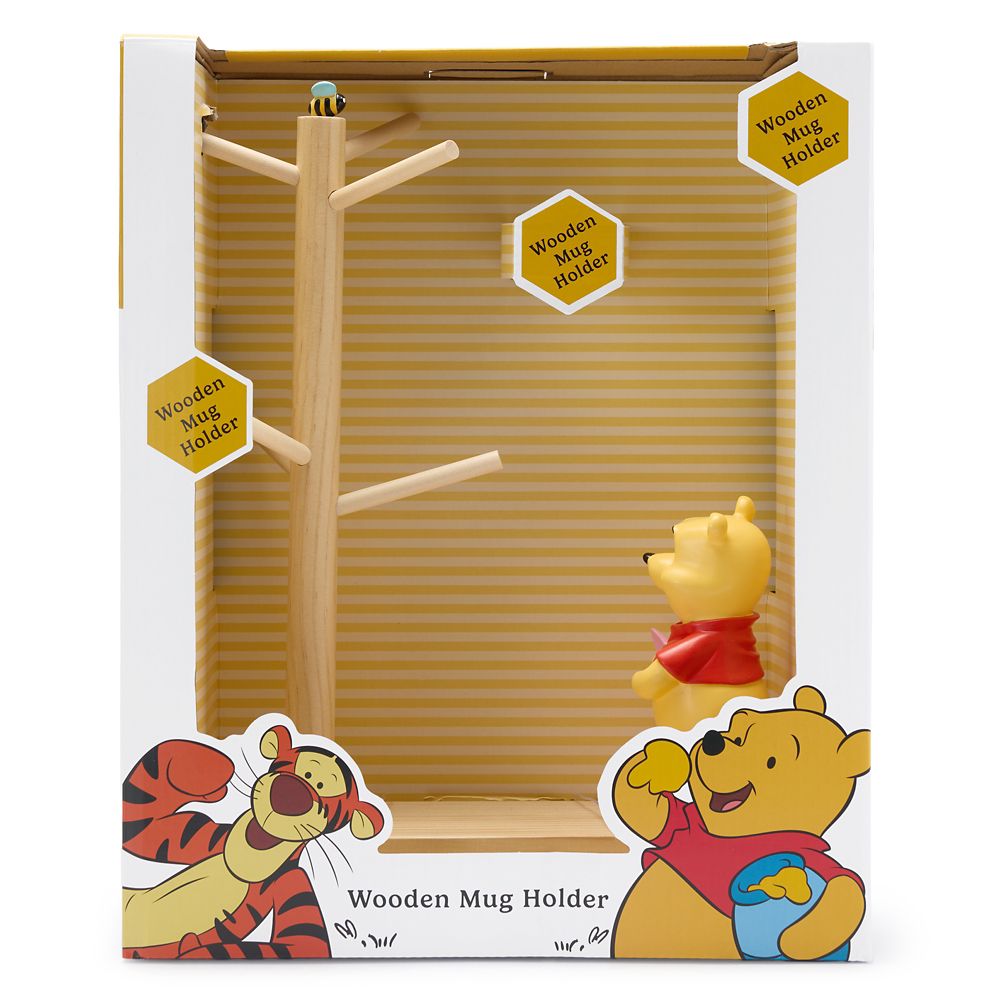 Winnie the Pooh and Piglet Wooden Mug Holder &ndash; Exclusive