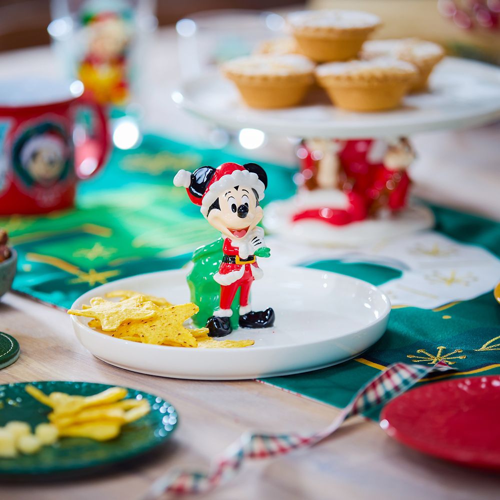 Santa Mickey Mouse Serving Platter