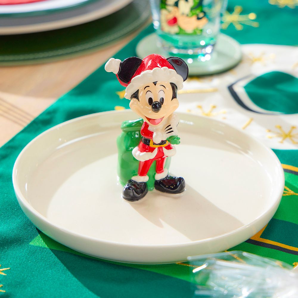 Santa Mickey Mouse Serving Platter
