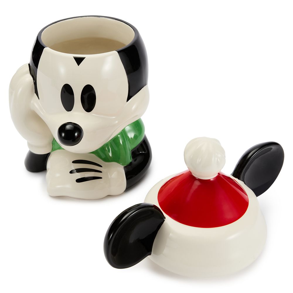 Santa Mickey Mouse Cookie Jar