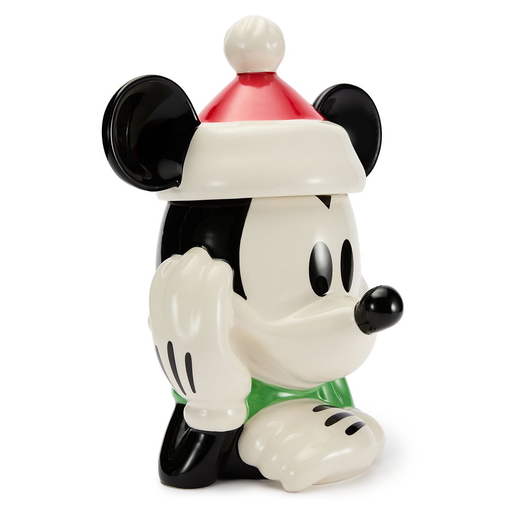 Santa Mickey Mouse Cookie Jar