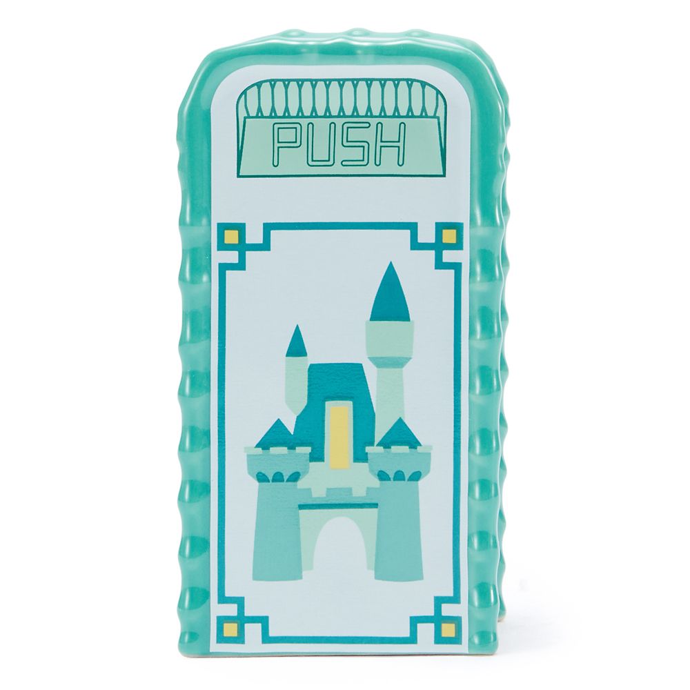 Mickey Mouse Disney Parks Trash Can Salt or Pepper Shaker &ndash; Teal