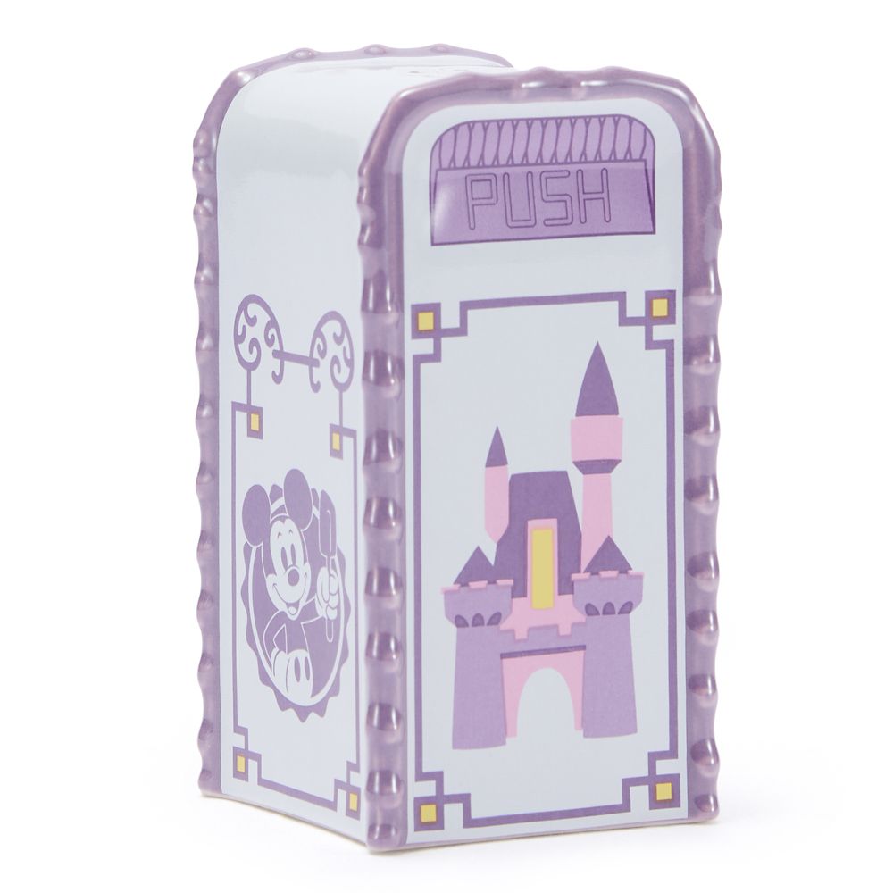 Mickey Mouse Disney Parks Trash Can Salt or Pepper Shaker &ndash; Purple
