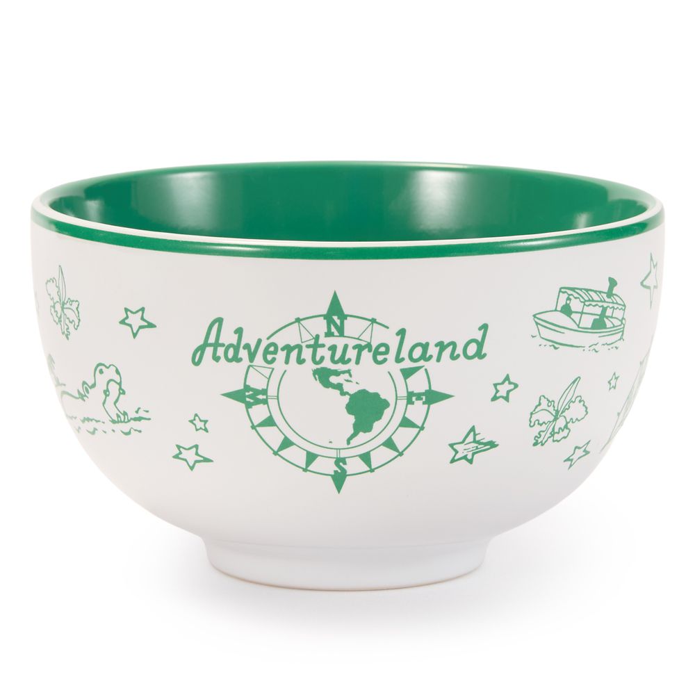 Disney Parks Vintage Maps Bowl Set