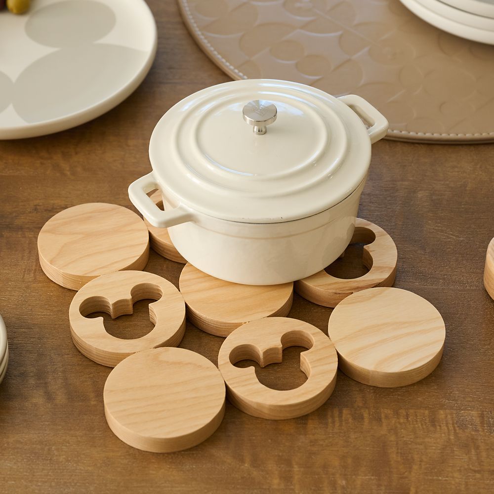 Mickey Mouse Icon Wood Trivet - Mickey Mouse Home Collection