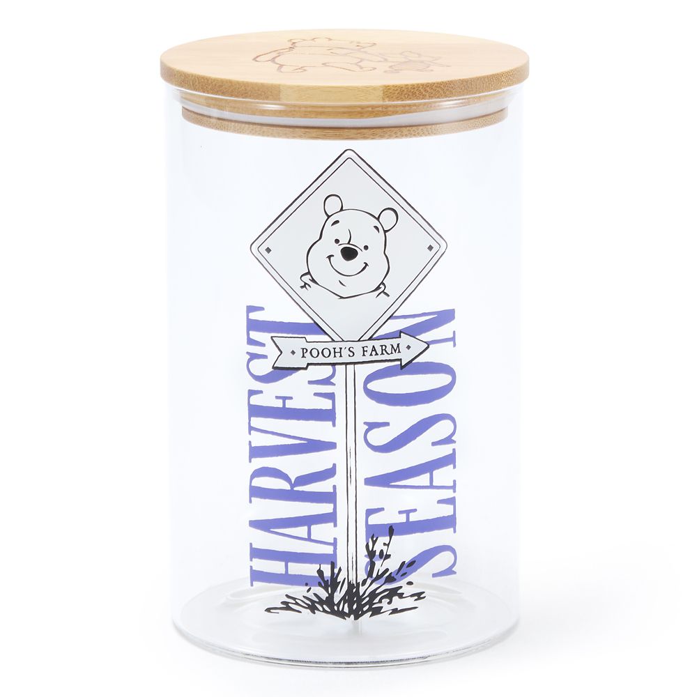Winnie the Pooh Glass Kitchen Canister &ndash; Small