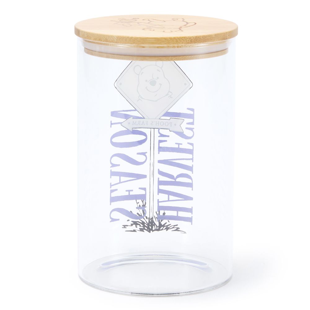 Winnie the Pooh Glass Kitchen Canister &ndash; Small