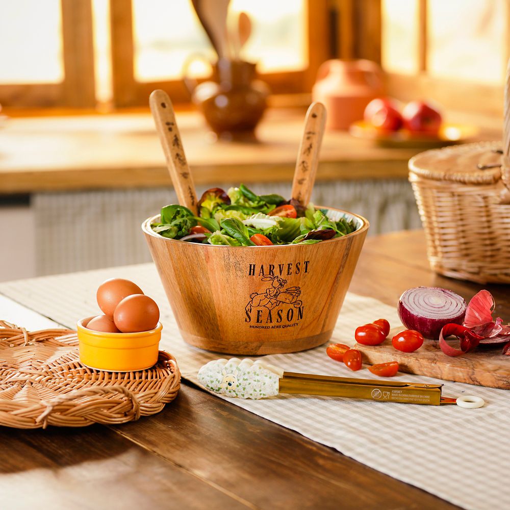Winnie the Pooh Wooden Salad Bowl