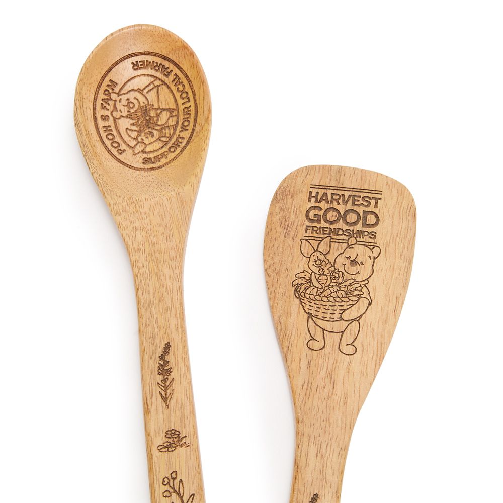Winnie the Pooh Wooden Salad Spoon Set