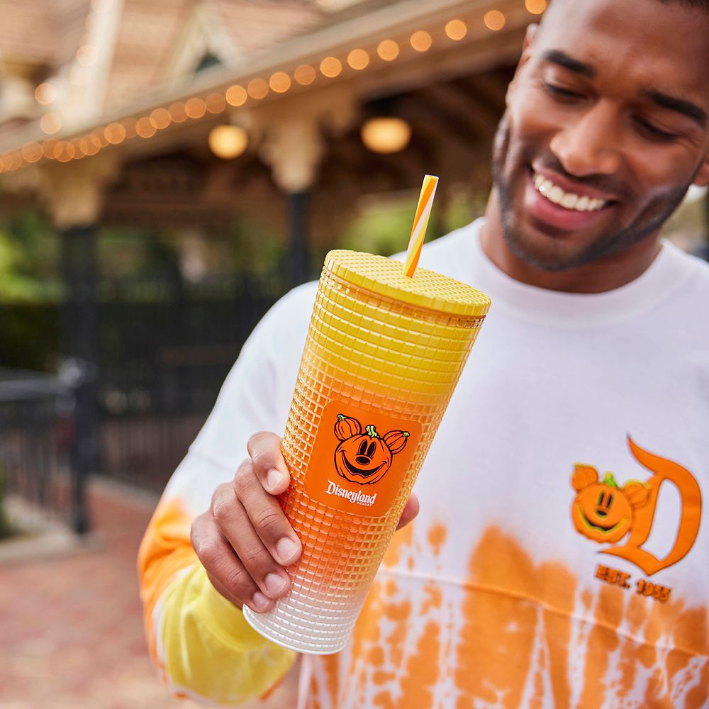 Mickey Mouse Halloween Candy Corn Starbucks&reg; Tumbler with Straw &ndash; Disneyland