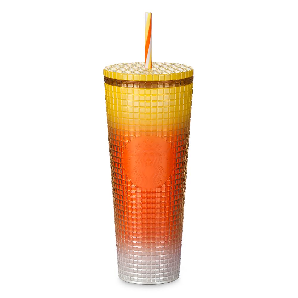 Mickey Mouse Halloween Candy Corn Starbucks&reg; Tumbler with Straw &ndash; Disneyland