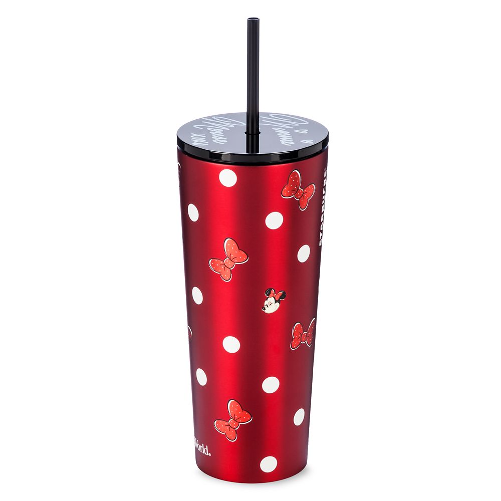 Minnie Mouse Stainless Steel Starbucks® Tumbler with Straw - Walt Disney World