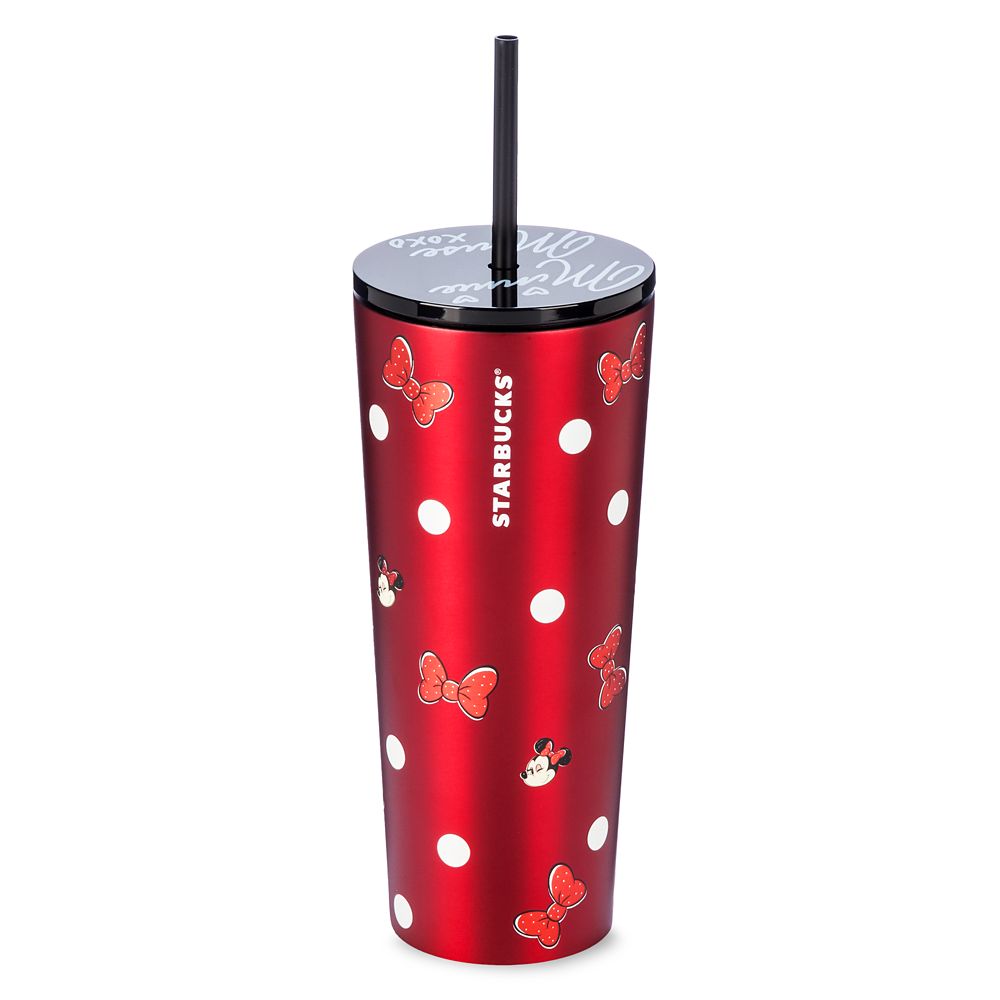 Minnie Mouse Stainless Steel Starbucks® Tumbler with Straw - Walt Disney World