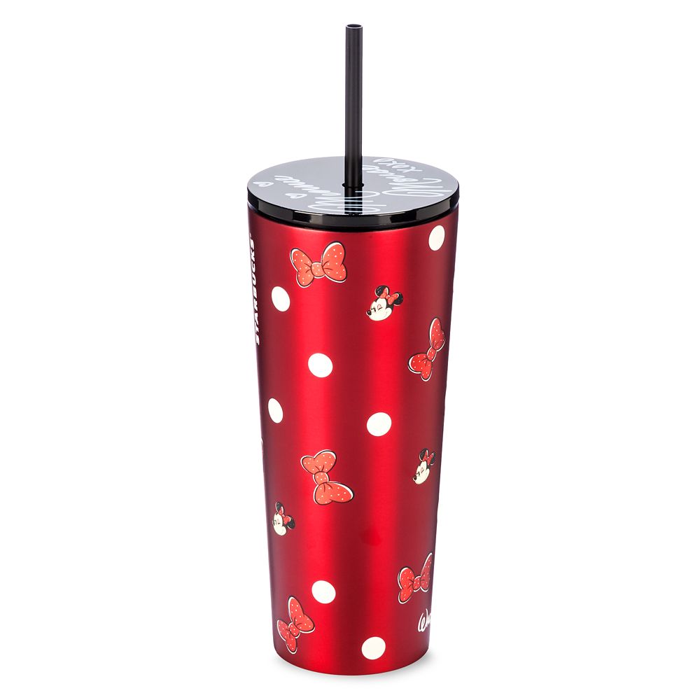 Minnie Mouse Stainless Steel Starbucks® Tumbler with Straw - Walt Disney World