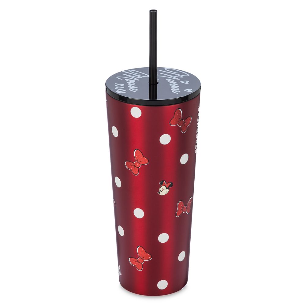 Minnie Mouse Stainless Steel Starbucks® Tumbler with Straw - Disneyland